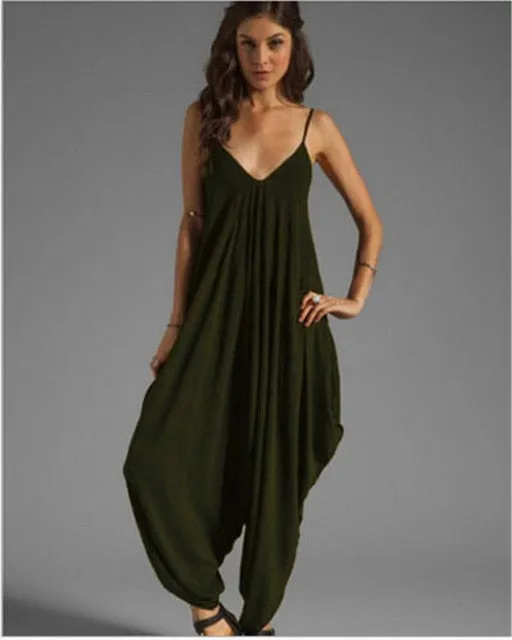 2019 Long Bodysuit Fashion Summer Women's Harem Romper Jumpsuit Combinaison Femme Elegant Coveralls Playsuit Macacao Clothing