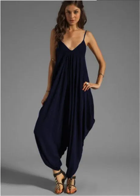 2019 Long Bodysuit Fashion Summer Women's Harem Romper Jumpsuit Combinaison Femme Elegant Coveralls Playsuit Macacao Clothing