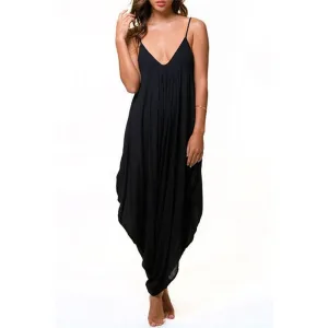 2019 Long Bodysuit Fashion Summer Women's Harem Romper Jumpsuit Combinaison Femme Elegant Coveralls Playsuit Macacao Clothing