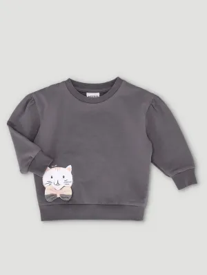 Baby Girls Dusty Flannel Sweat Top