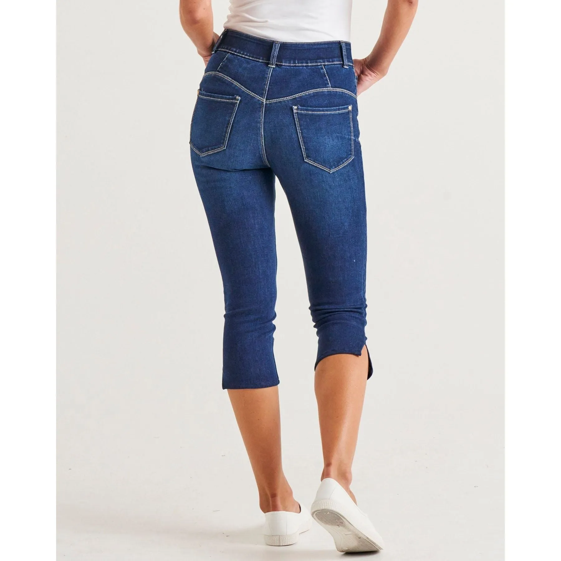 Camila Crop Jeans - Midnight Denim