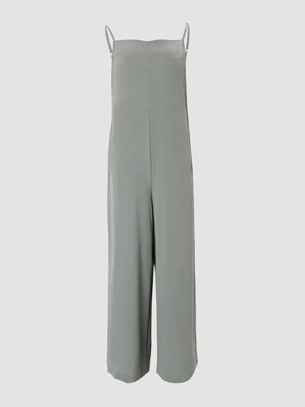 Chic Adjustable Suspender Wide Leg Jumpsuit: The Essential Fashion Statement for Women