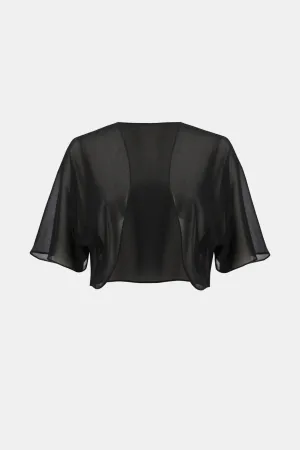 Chiffon Cape Bolero Jacket