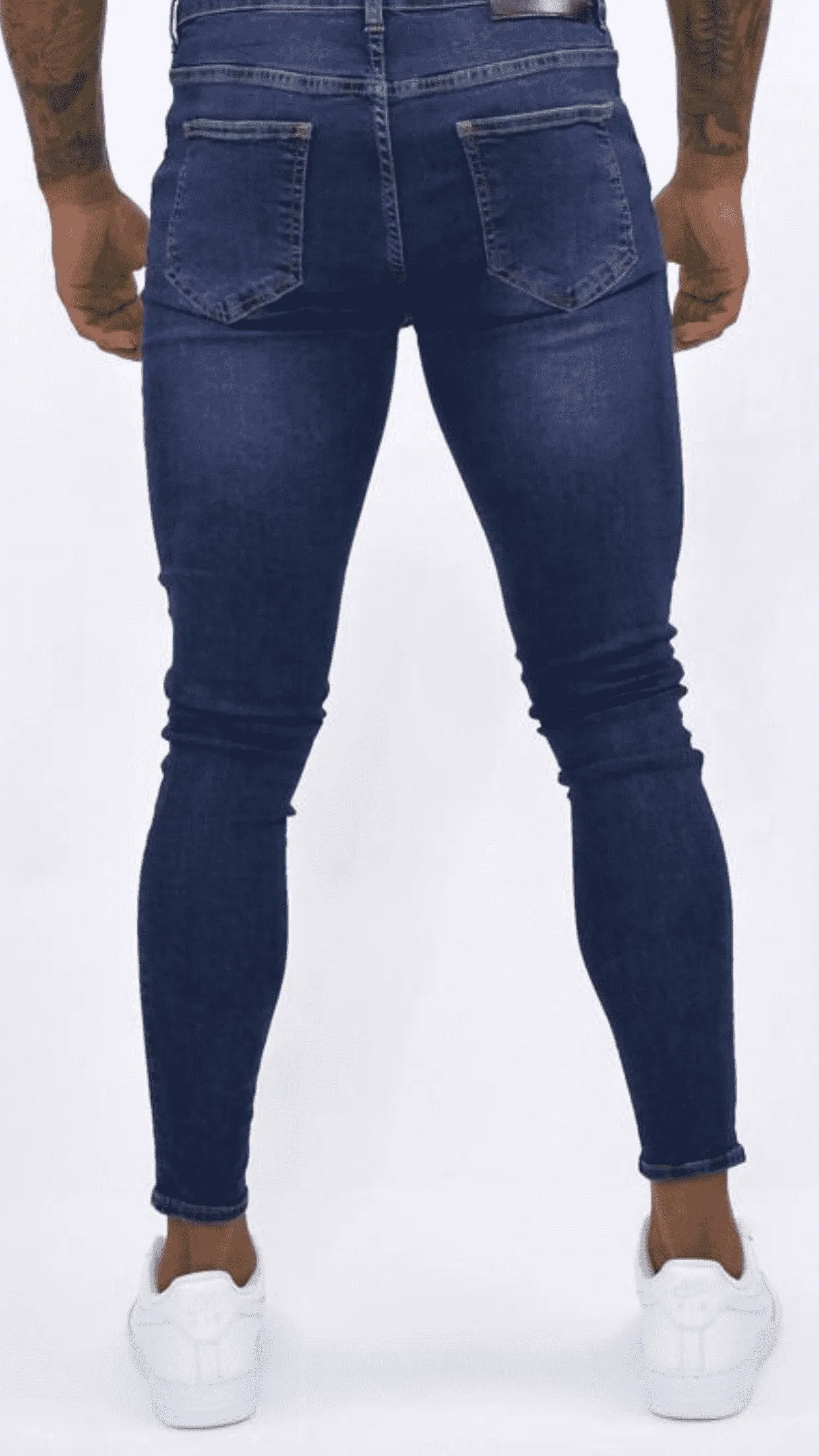 Creation - Dark Blue Skinny Jeans for Men