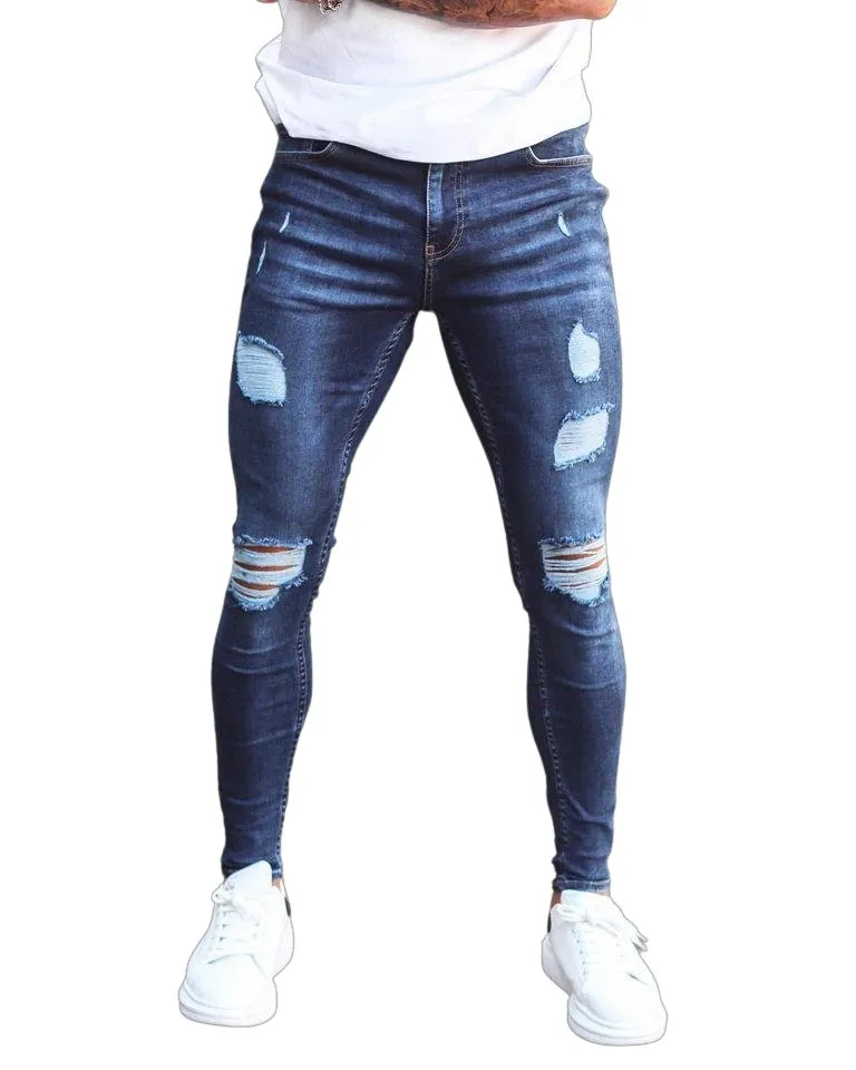 Creation - Dark Blue Skinny Jeans for Men