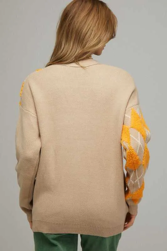 Dandy V Neck Button Front Cardigan