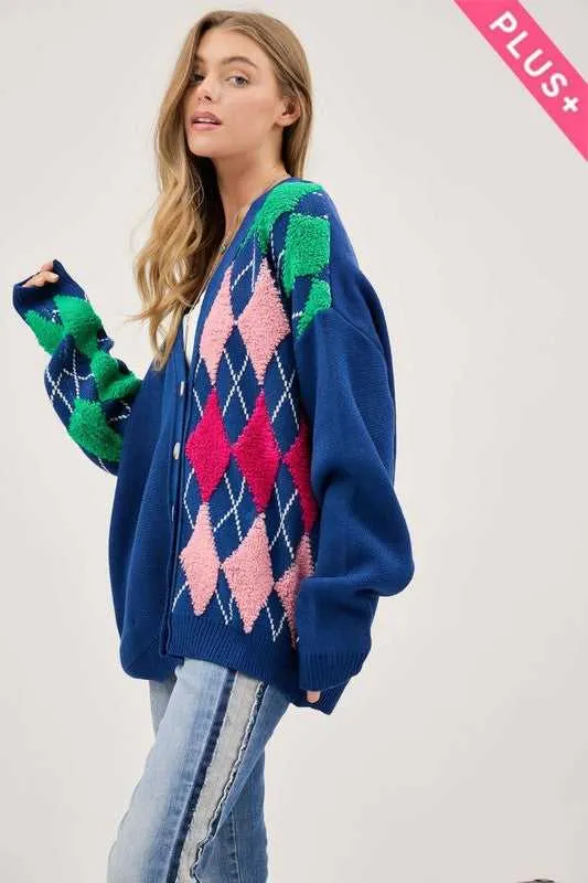 Dandy V Neck Button Front Cardigan