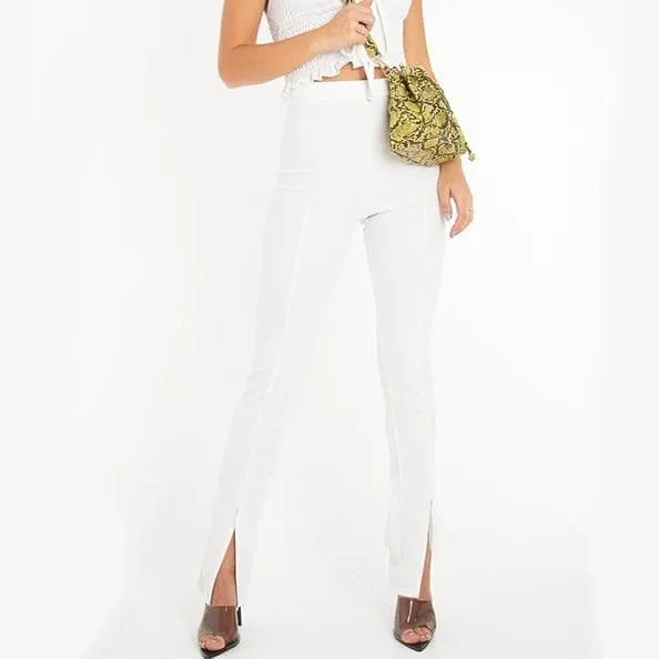 Elegant Slim Pencil Cut Trousers