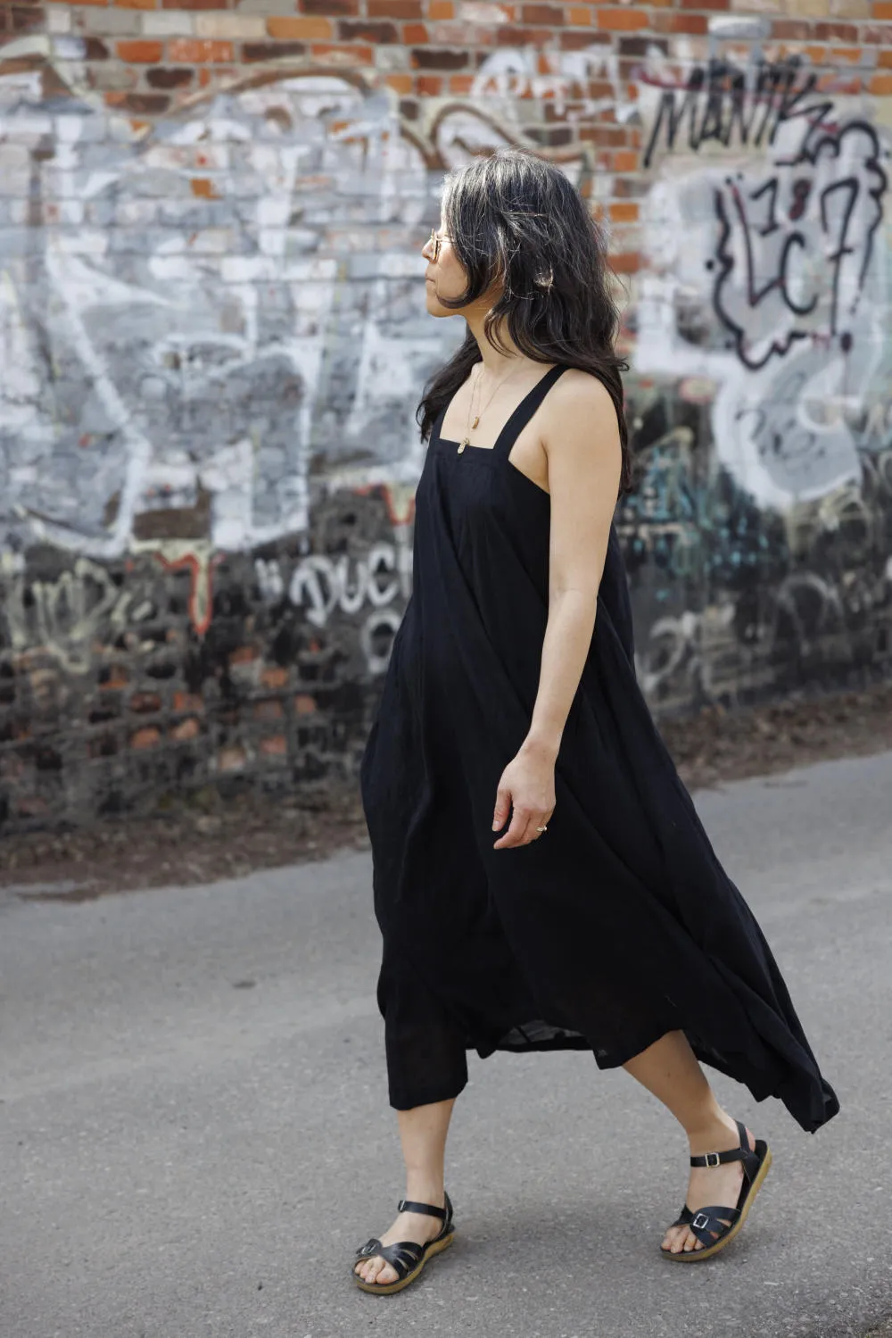 Everywhere Dress/ Vacation dress / Weekend dress-Black