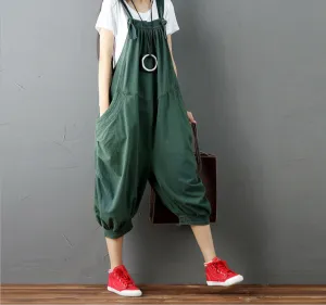 Fashion Casual Drop Crotch Jumpsuits