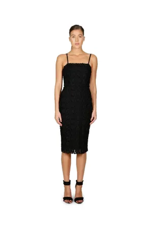 Floral Mirage Lace Midi Dress