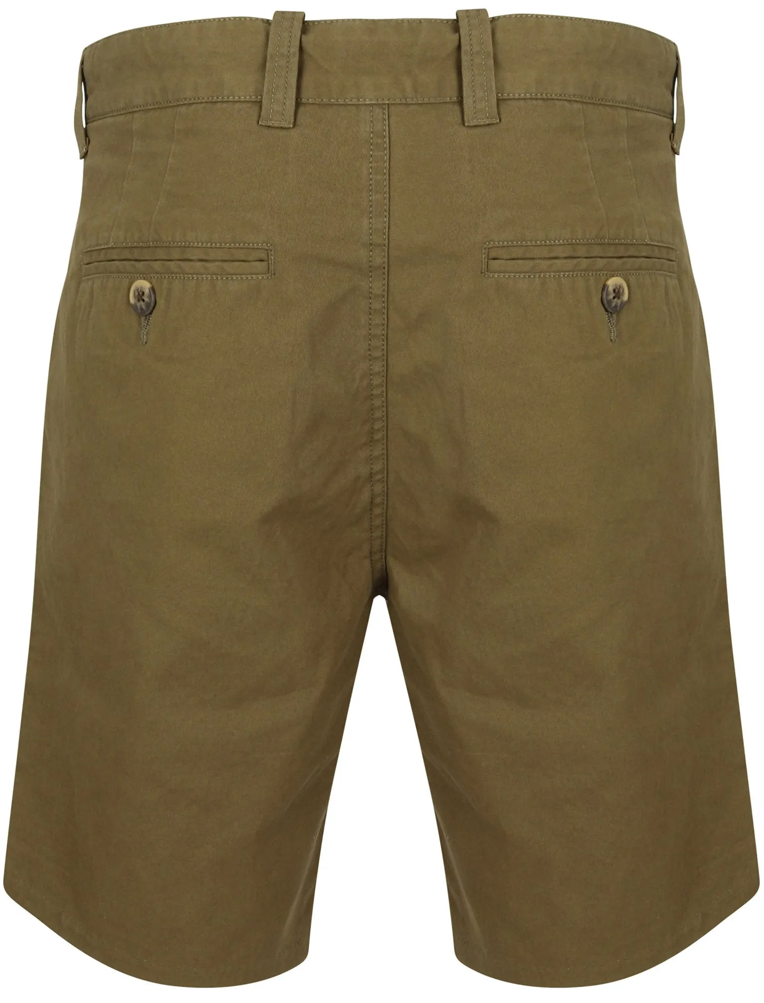 Ginak Essential Cotton Twill Chino Shorts in Military Olive - Tokyo Laundry