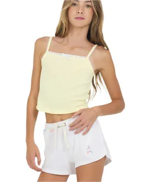 Ginnie Square Neck Bow Tank Girls