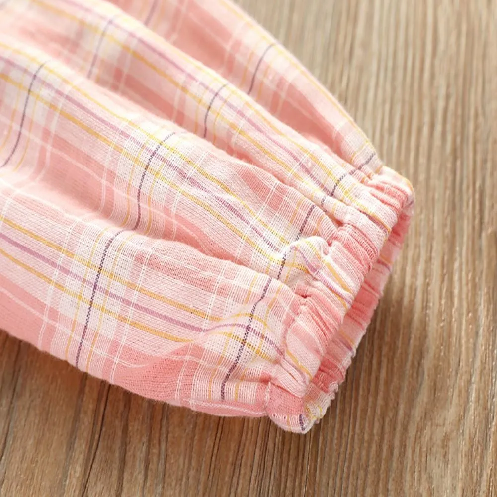 Girls Plaid Long Sleeve Dress Girls Dresses Wholesale