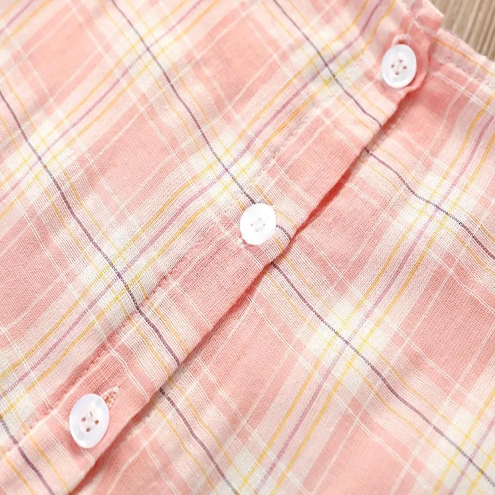 Girls Plaid Long Sleeve Dress Girls Dresses Wholesale