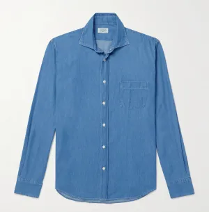 Hartford Paul Woven Shirt - Chambray