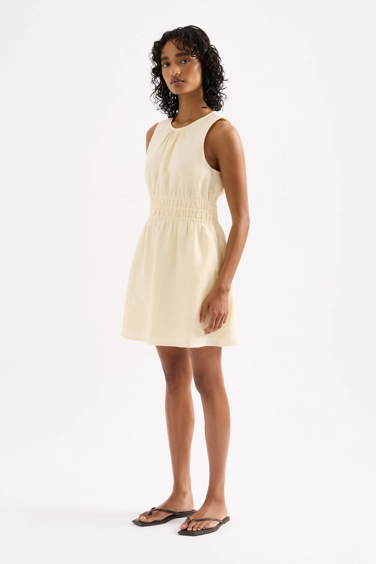 JAXSON LINEN MINI DRESS