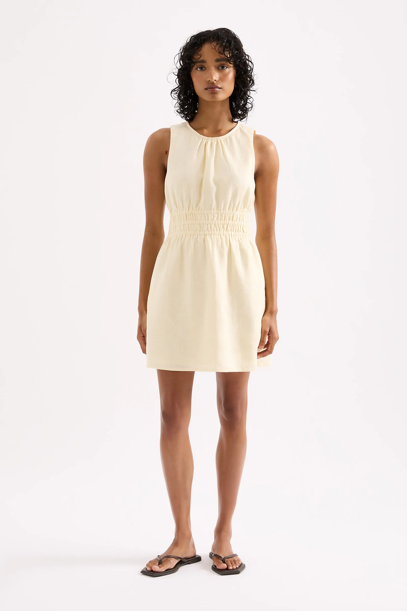 JAXSON LINEN MINI DRESS