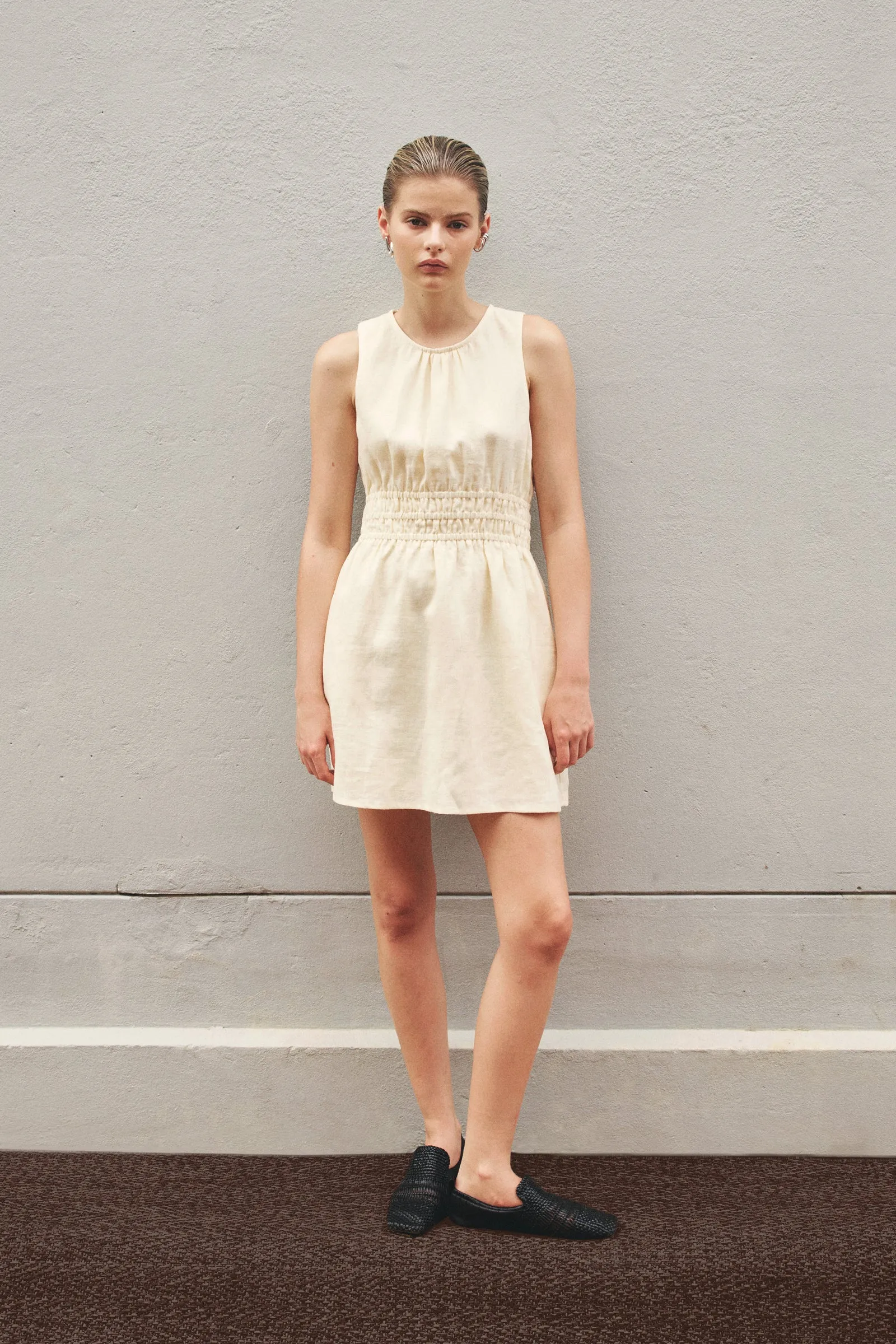 JAXSON LINEN MINI DRESS