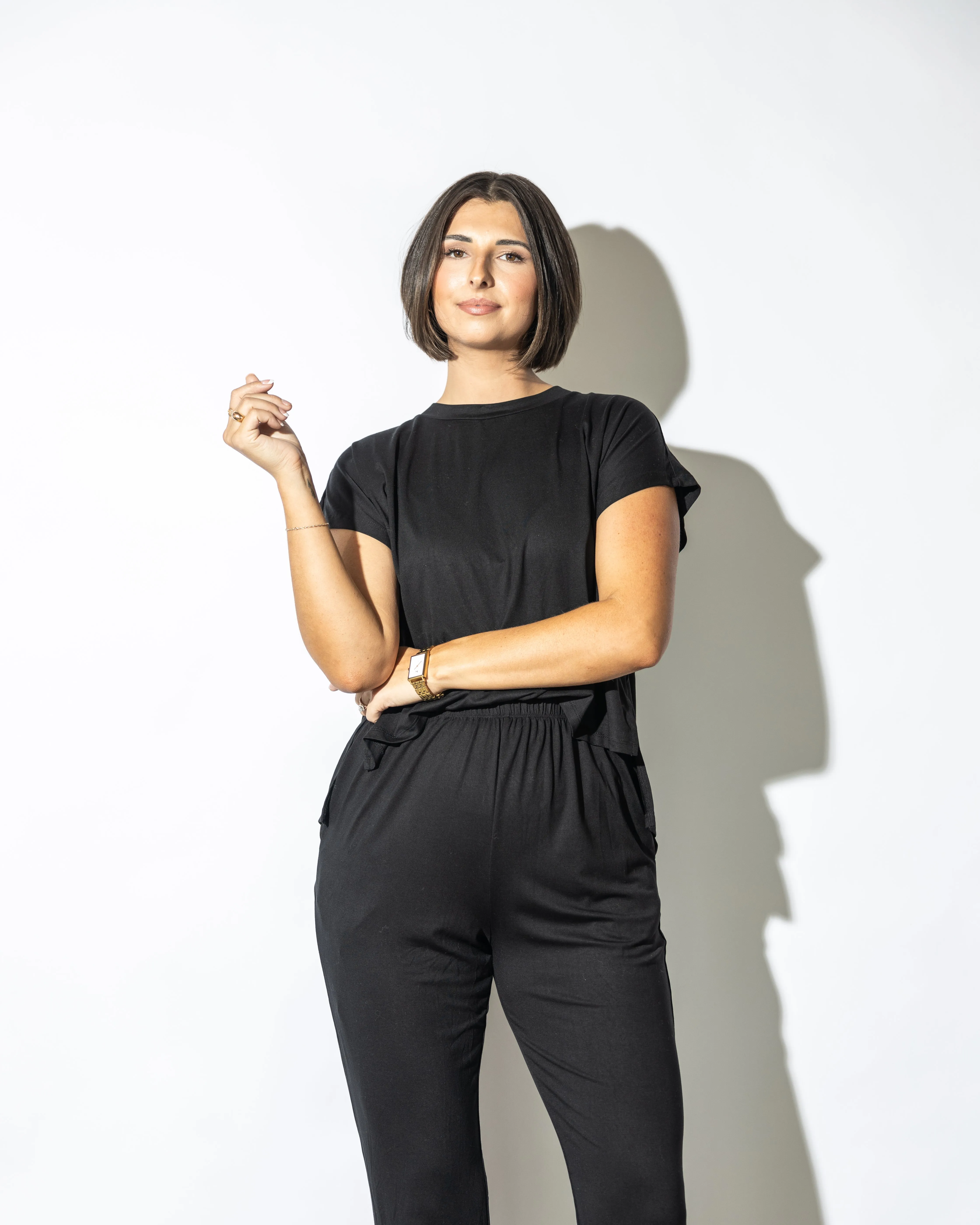Landry Short Sleeve Jumpsuit