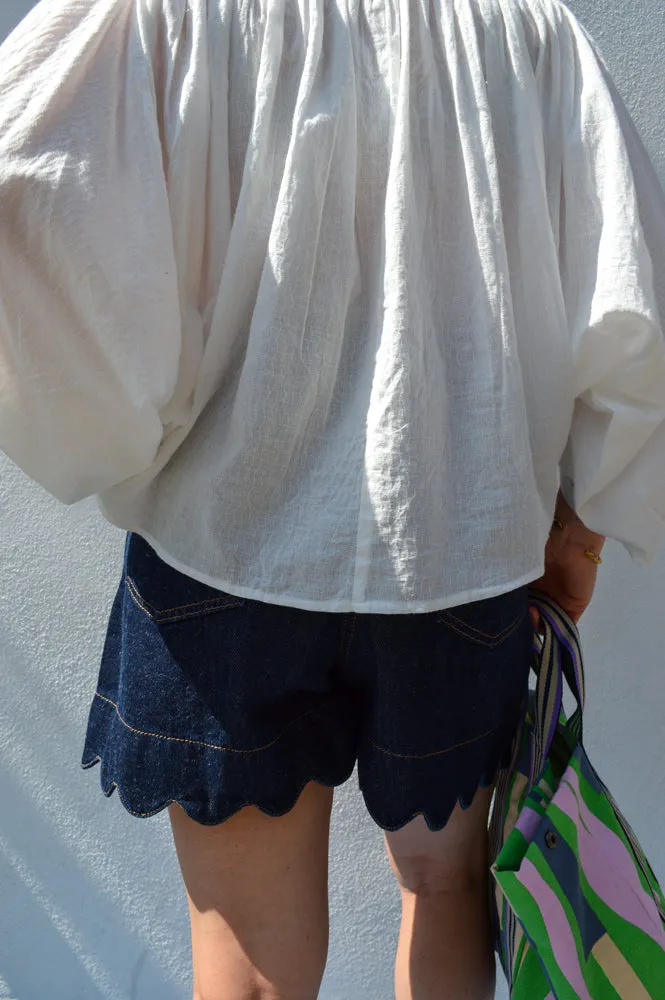 Maison Anana Aurette Cream Blouse