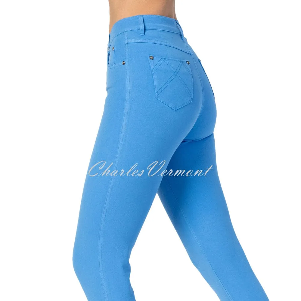 Marble 7/8th Ankle Grazer Slim Leg Jean – Style 2400-190 (Mid Blue)