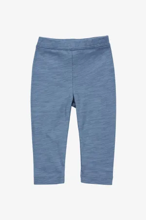 Mimi & Maggie Solid Slub Jersey Girls Leggings - Blue