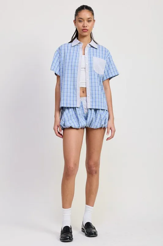 MIX MEDIA OVERSIZED SHIRT