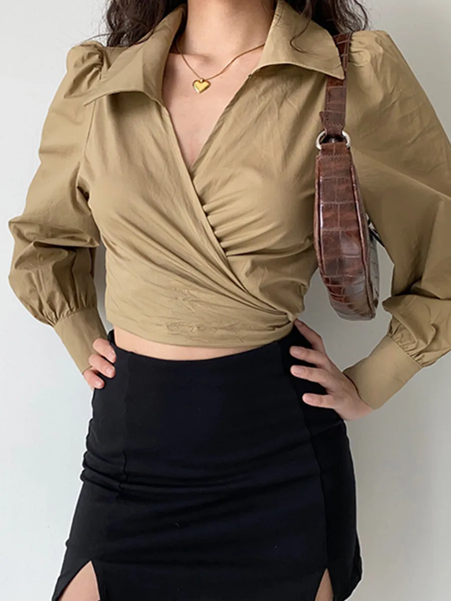 Multi Wear Lace-up Shirt Top