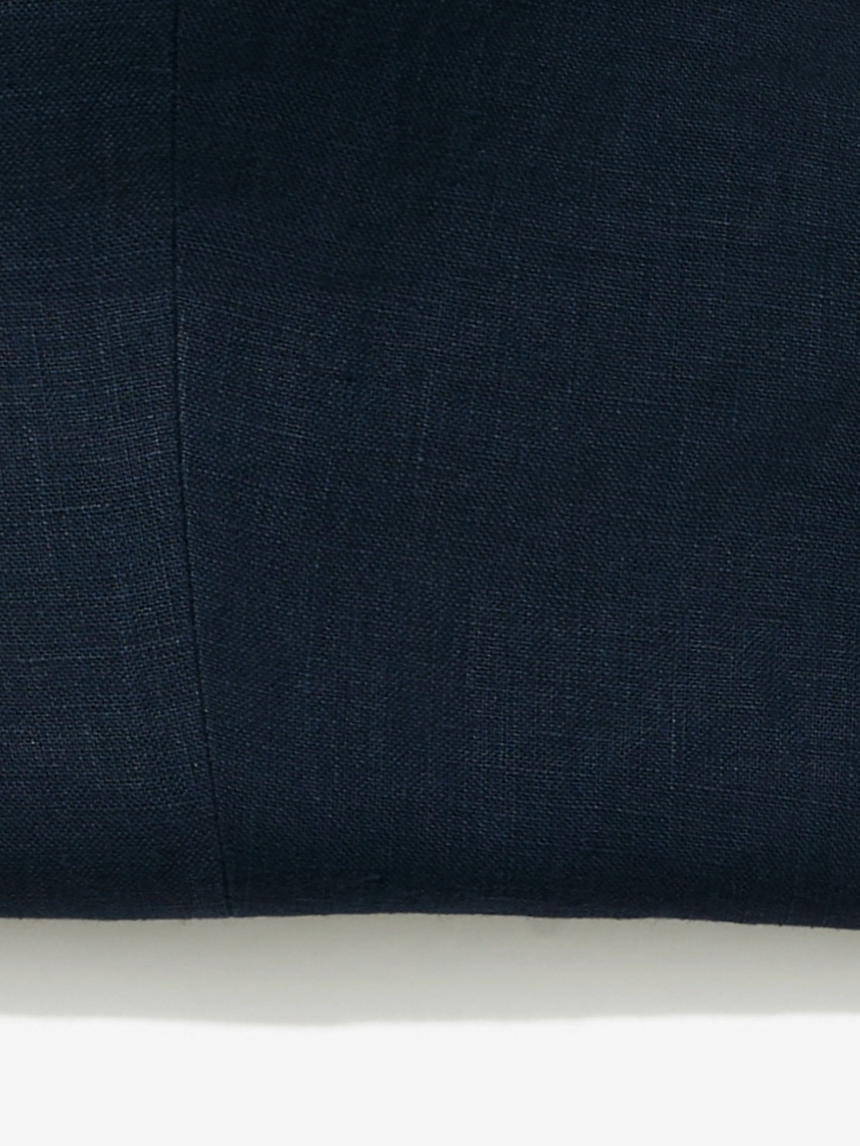 Navy Linen Oscar Trousers (Straight Fit) SS24