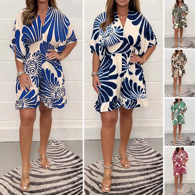  New Bestselling Womens Floral Print Casual Jumpsuit  Stylish & Comfy!