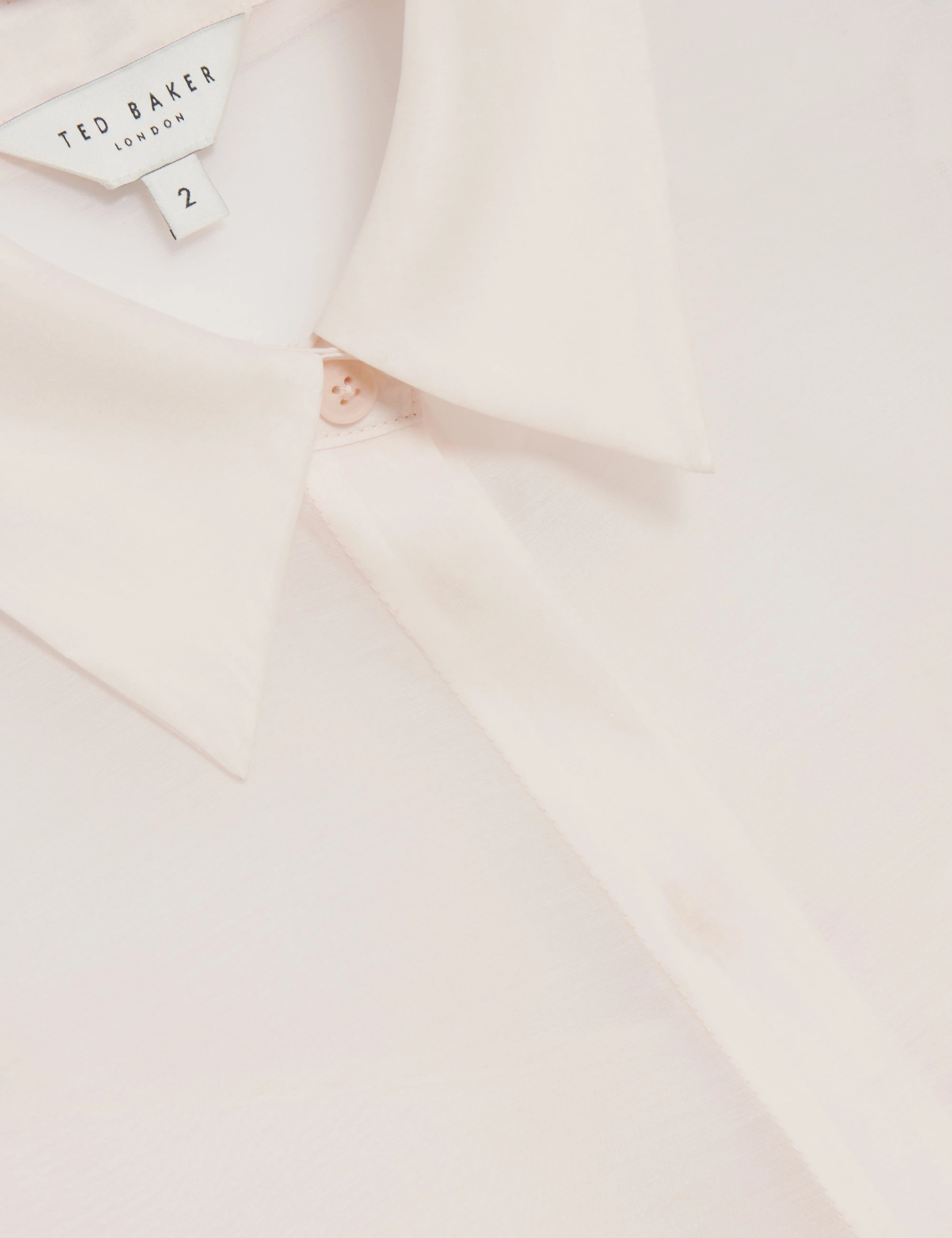 Norella Button Down Sleeveless Organza Shirt Pl-Pink