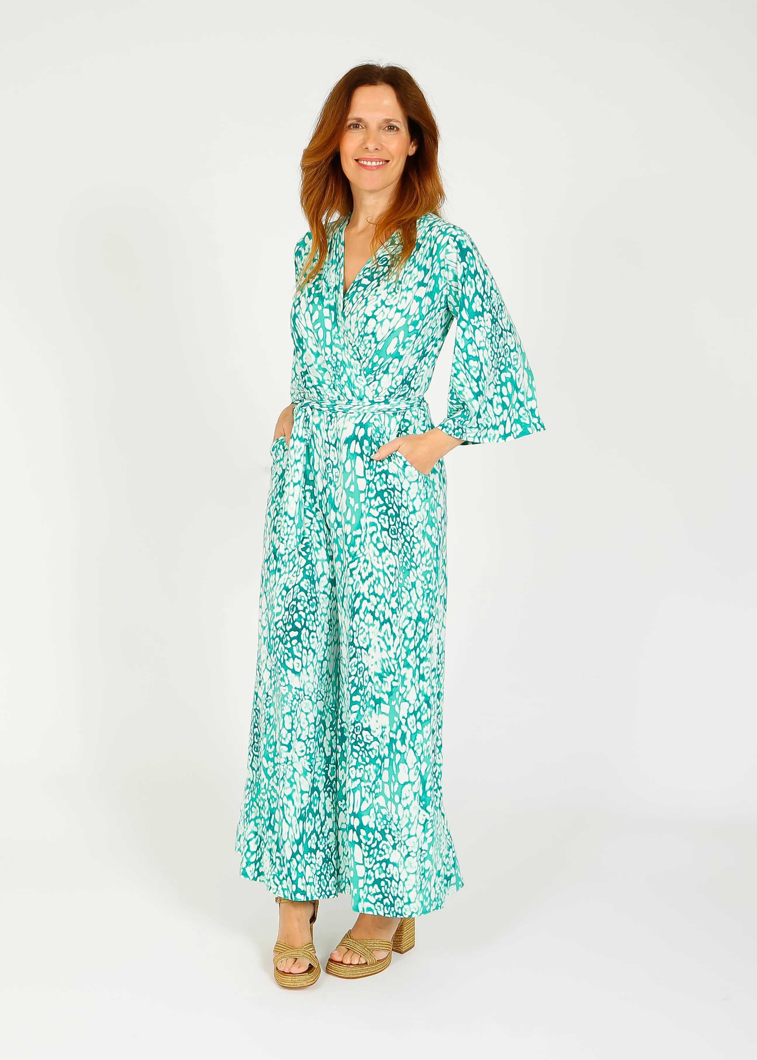 Onjenu Laurie Jumpsuit in Liz Green