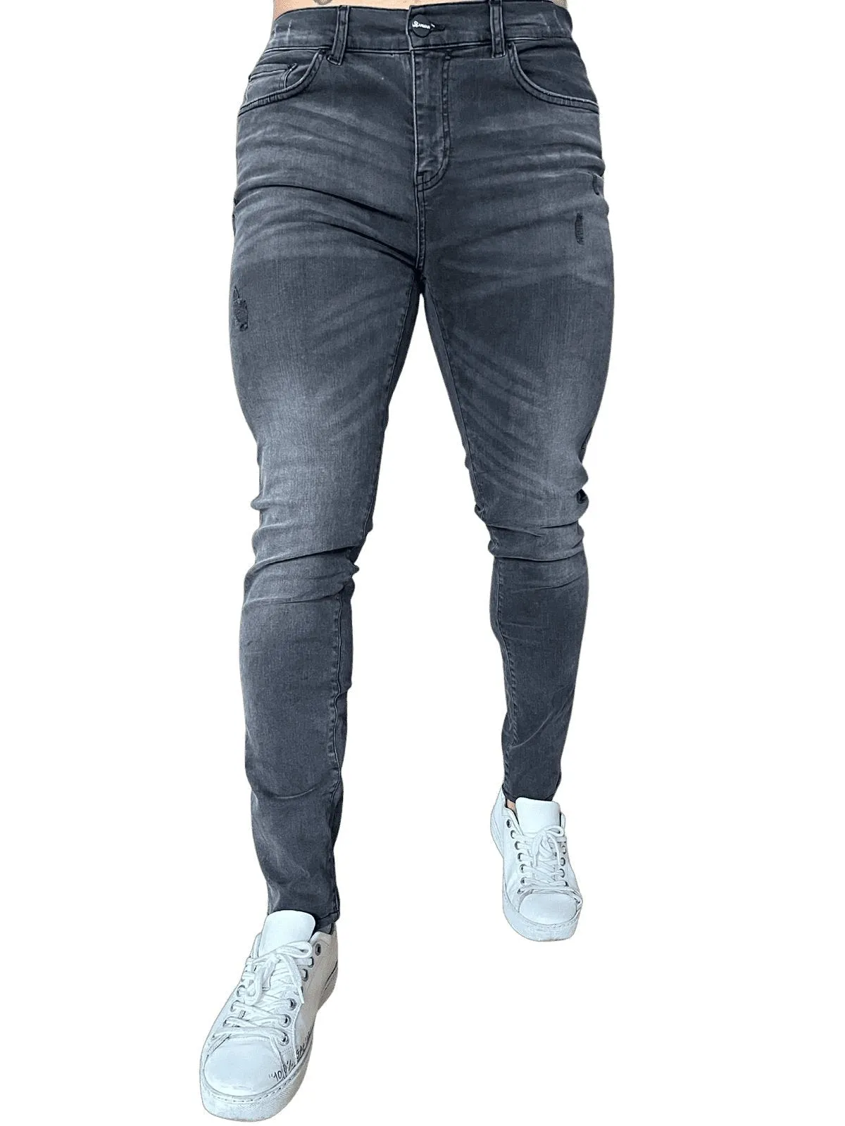 Plogia - Gris Slim-fit Jean’s For Men