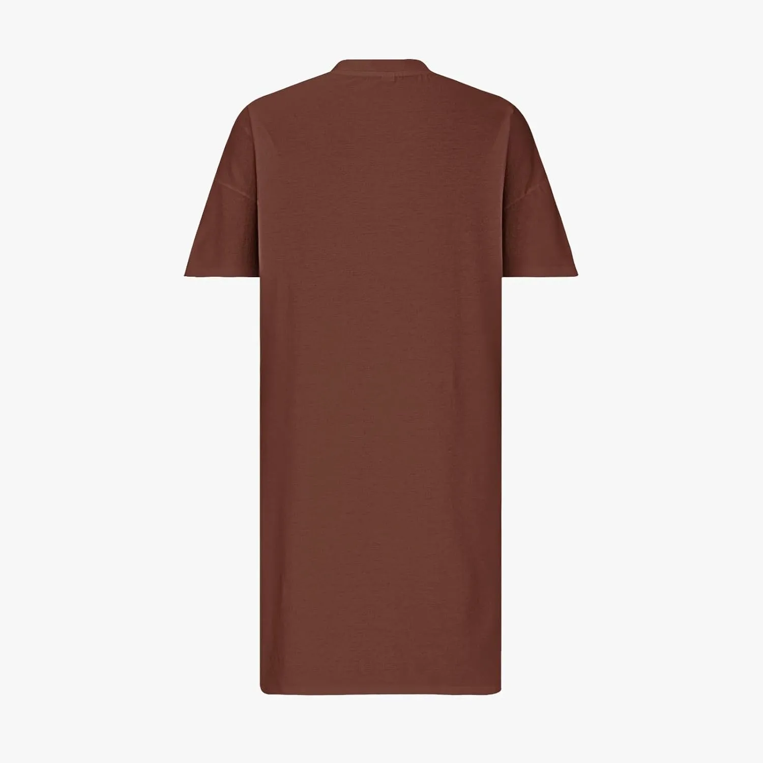Plus Size V Neck Midi Dresses for Women Baggy V Neck T-Shirt Dress Solid Loose Fitting Sundress with Pokets