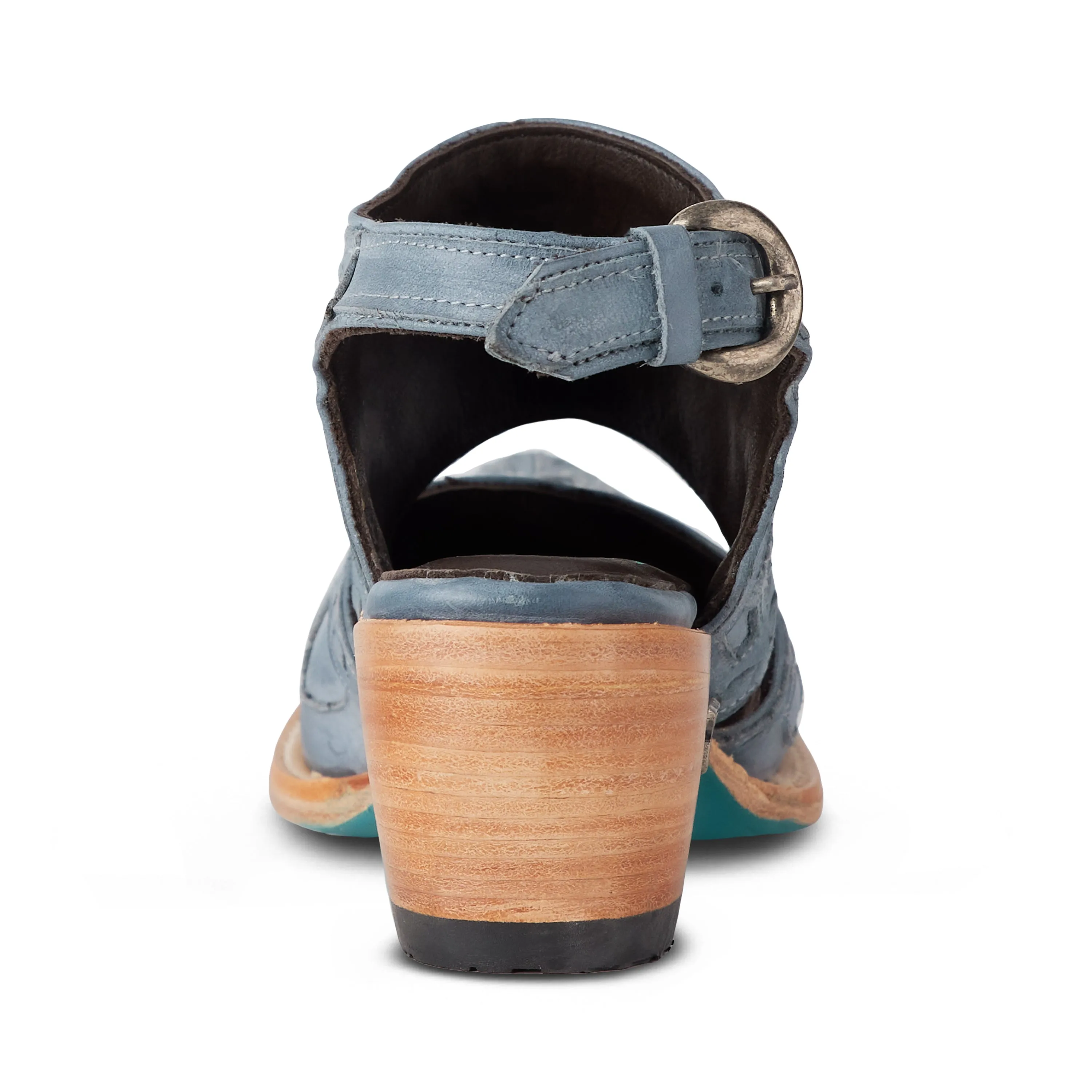 Robin Slingback Mule in Washed Denim