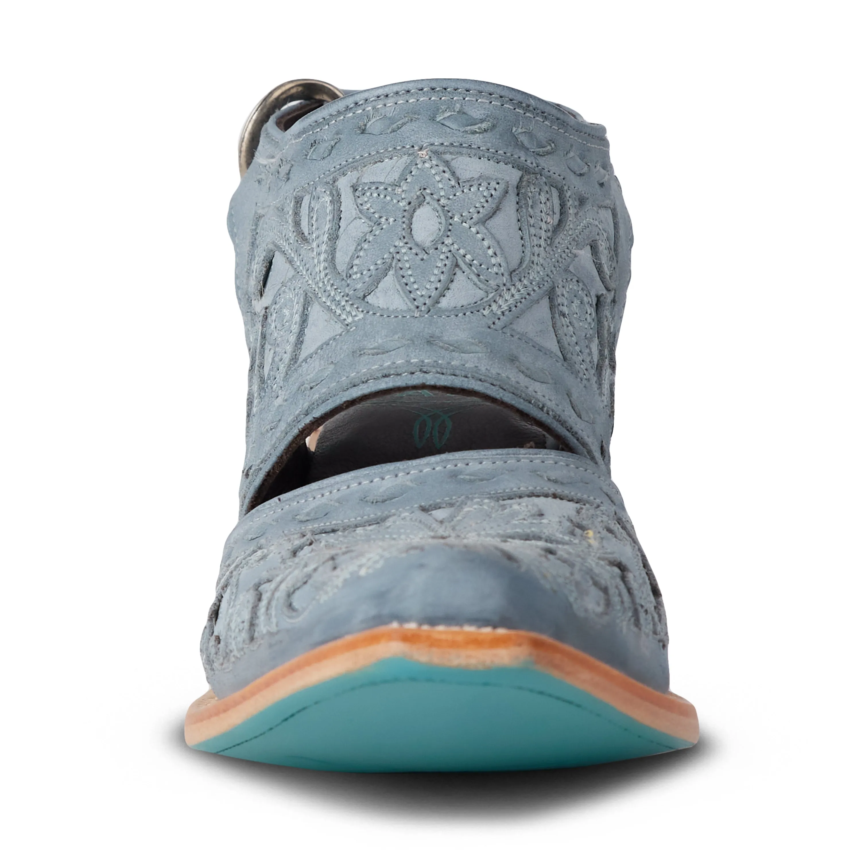 Robin Slingback Mule in Washed Denim