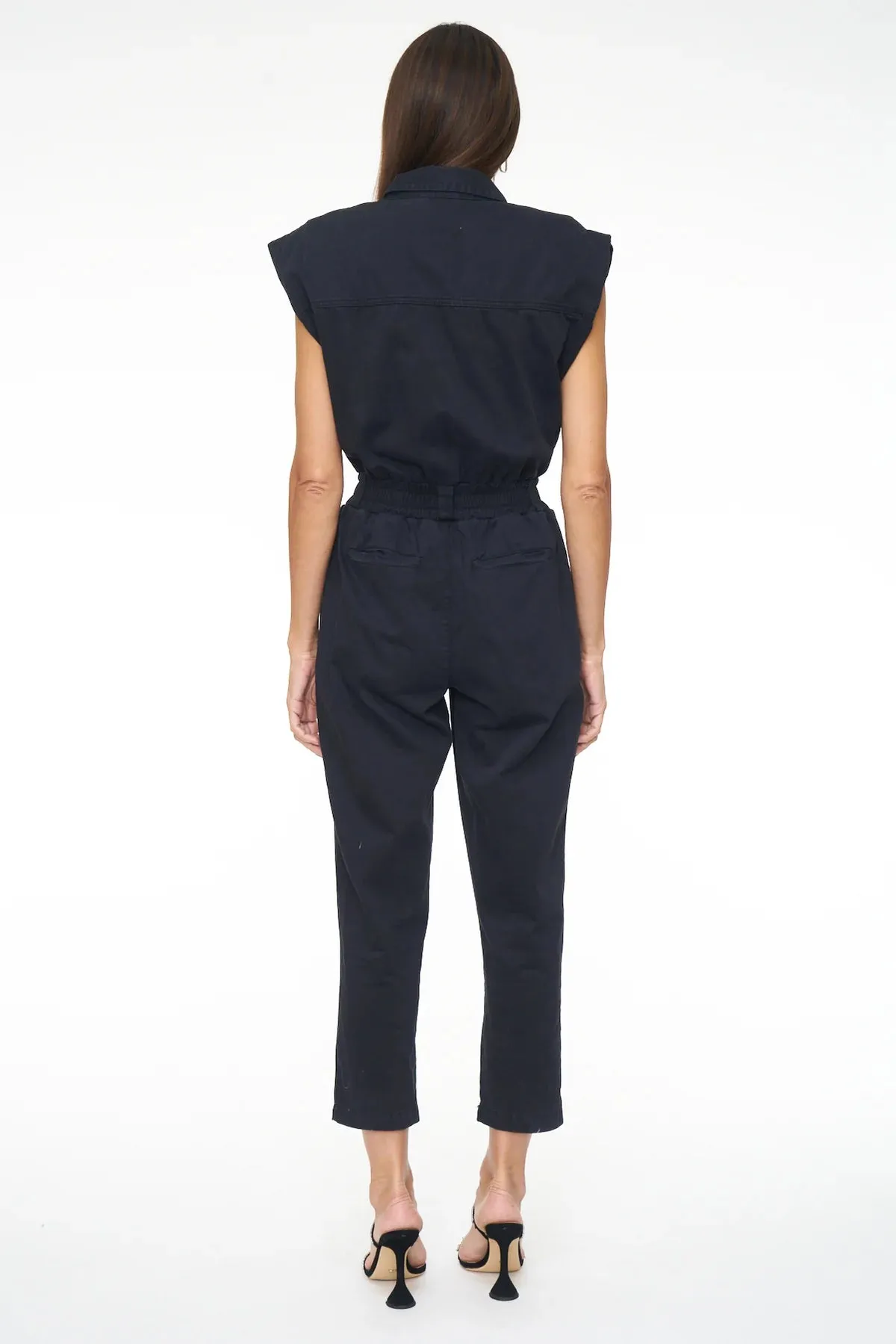 Rosie Shoulder Pad Jumpsuit