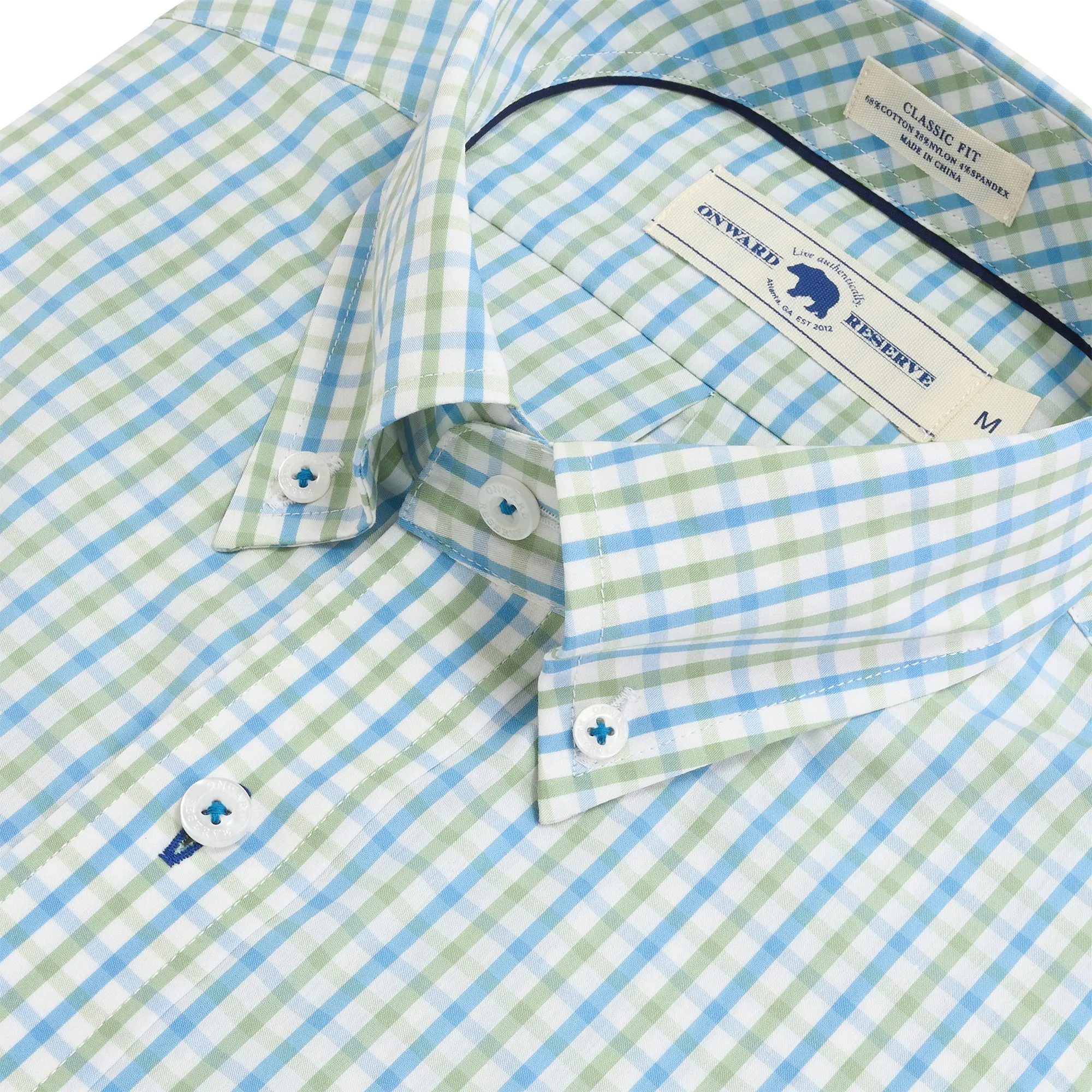 Sinclair Classic Fit Quad Button Down