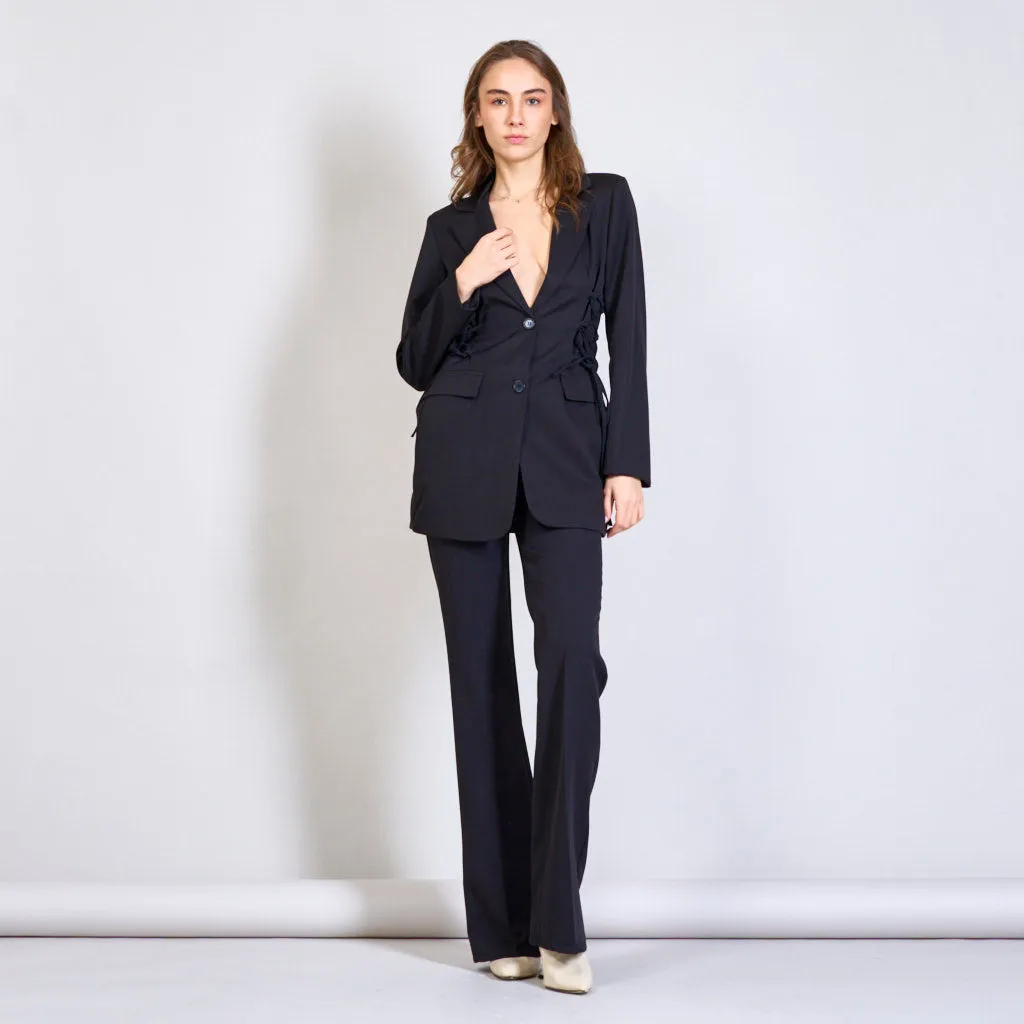 Solid color trouser with two pockets wholesale