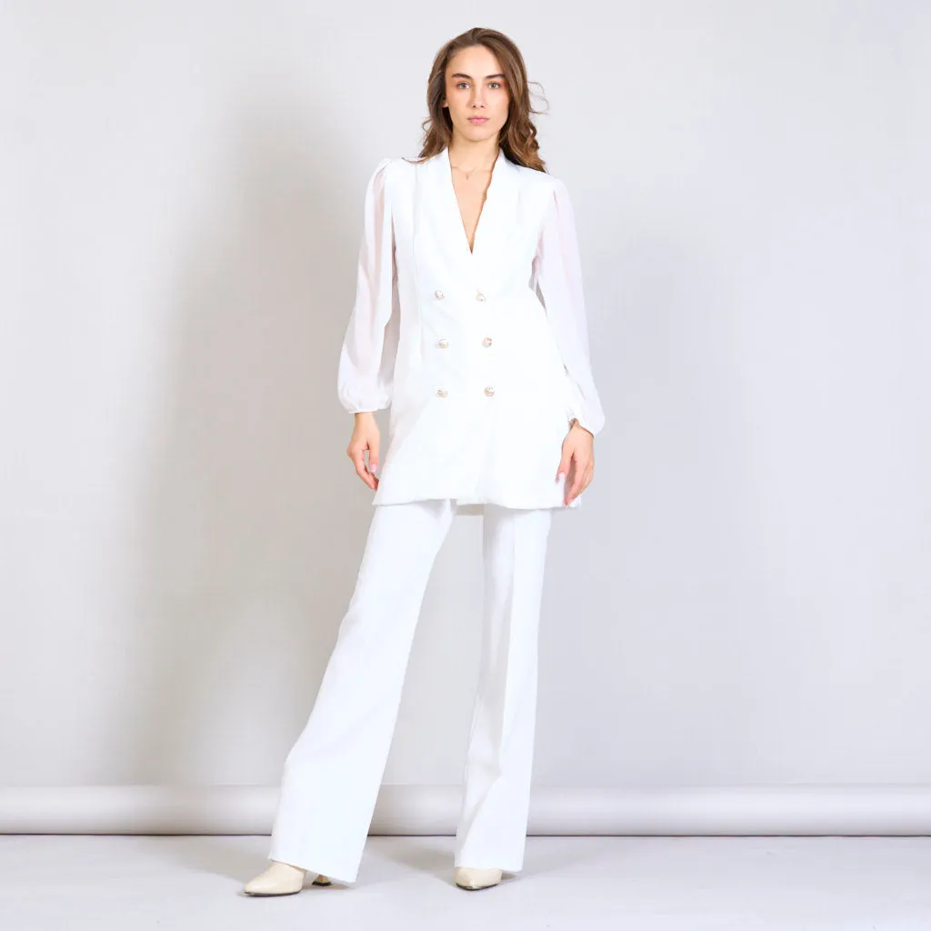 Solid color trouser with two pockets wholesale