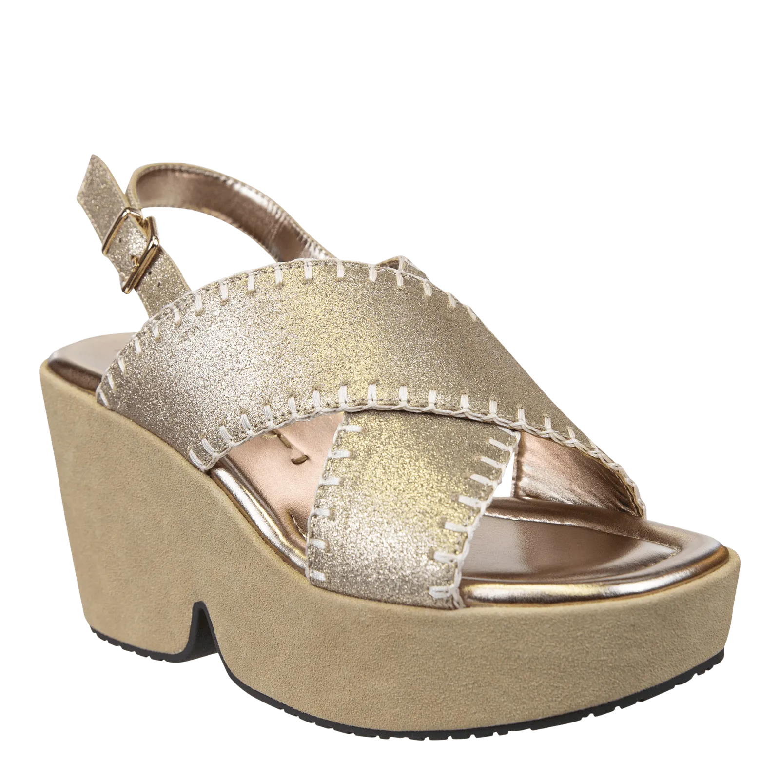 TOFINO in GOLD Heeled Sandals