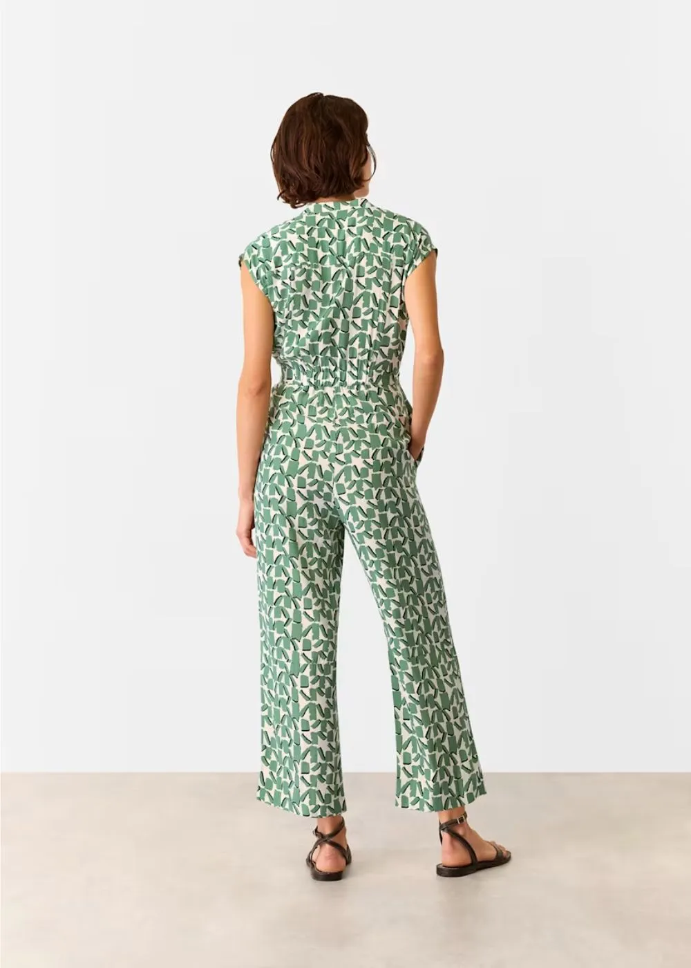 Whistles Abstract Squares Jumpsuit