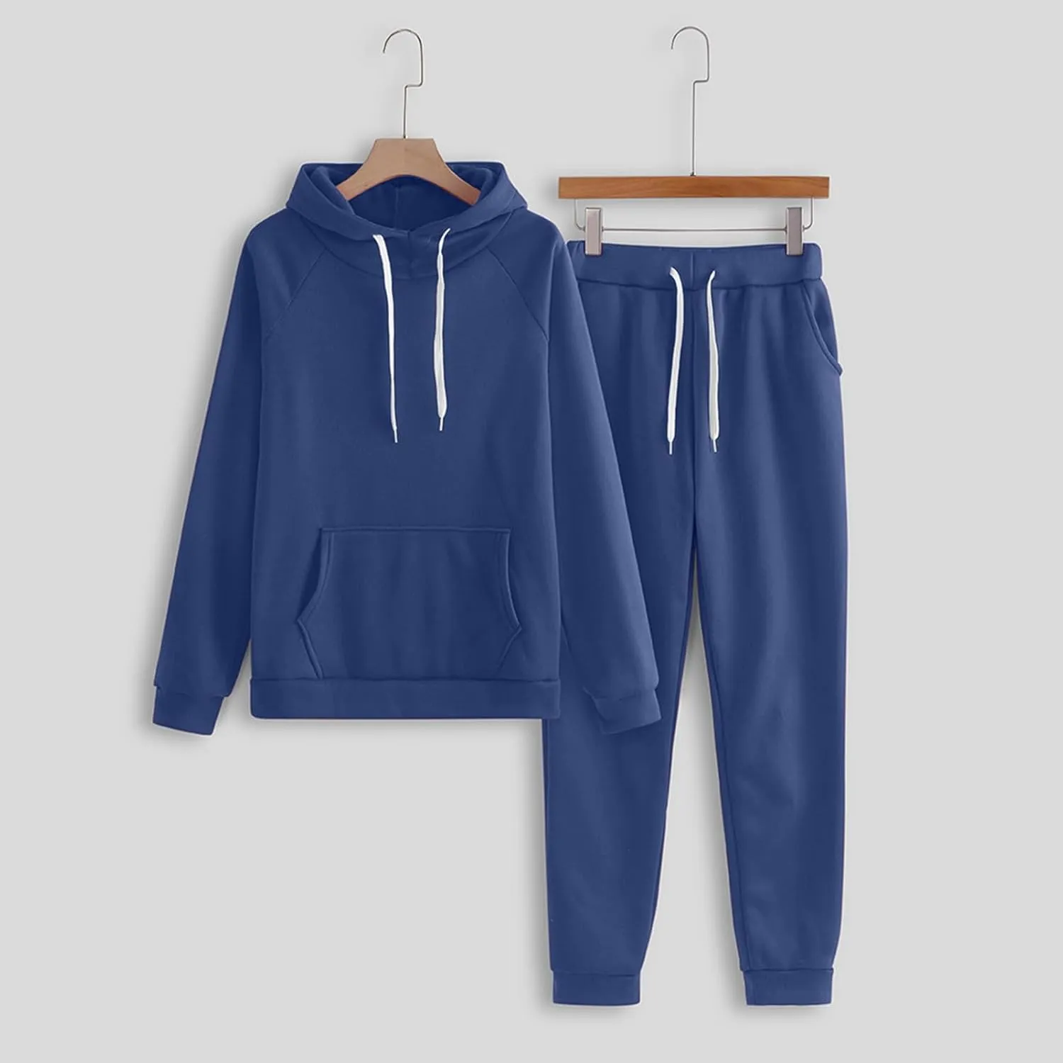 Womens Two Piece Outfits Long Sleeve V Neck Vintage Off Shoulder Long Sleeve Tops Long Pants Tracksuits